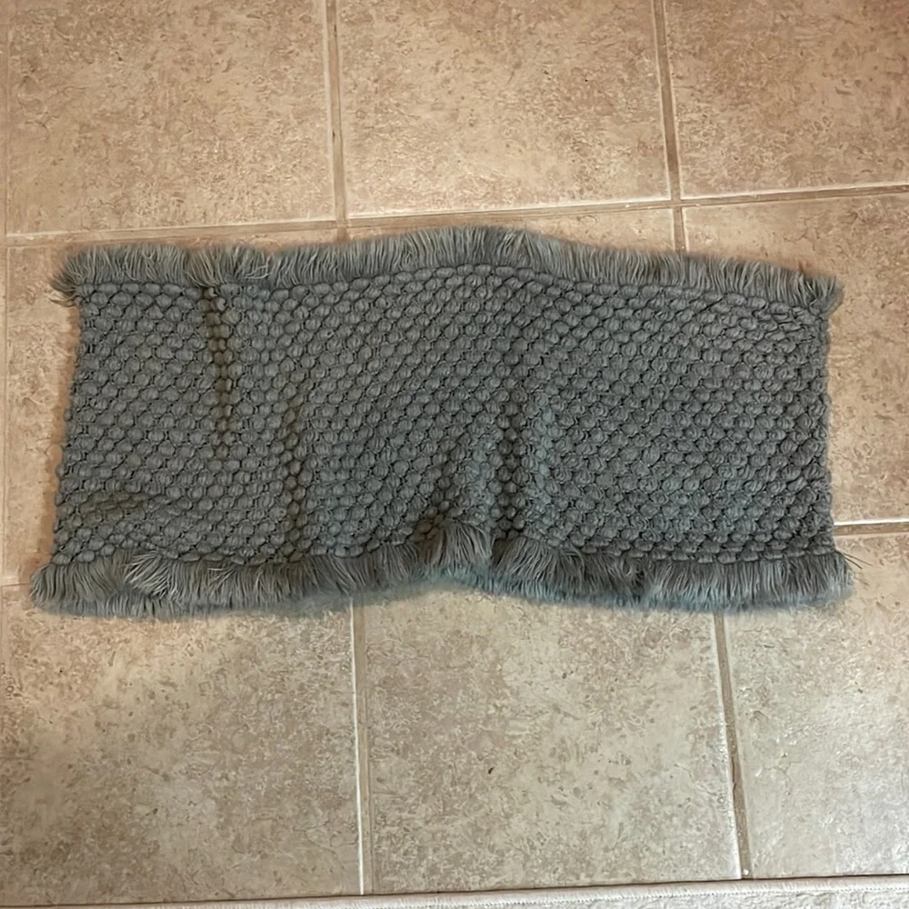 Gray infinity scarf